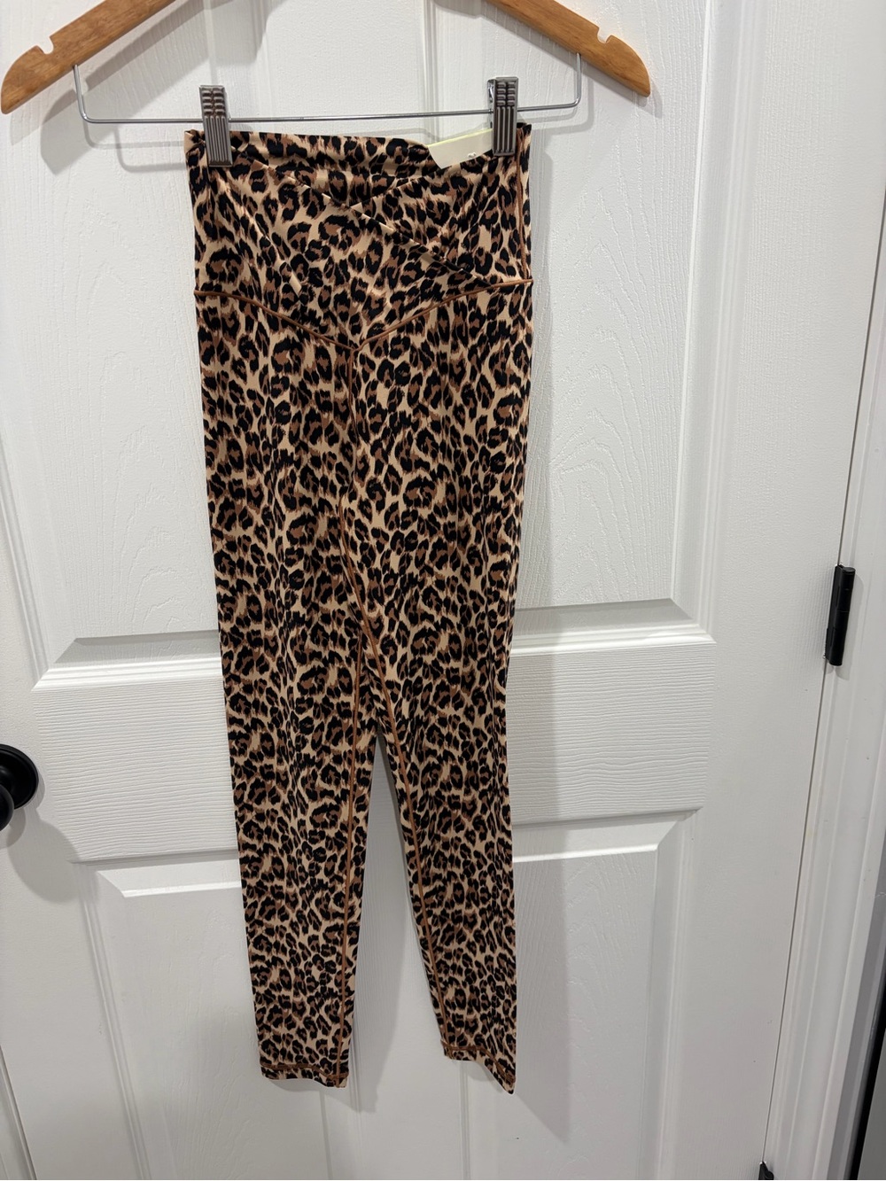 aerie Leopard Print High-Rise Leggings - Brown/Black